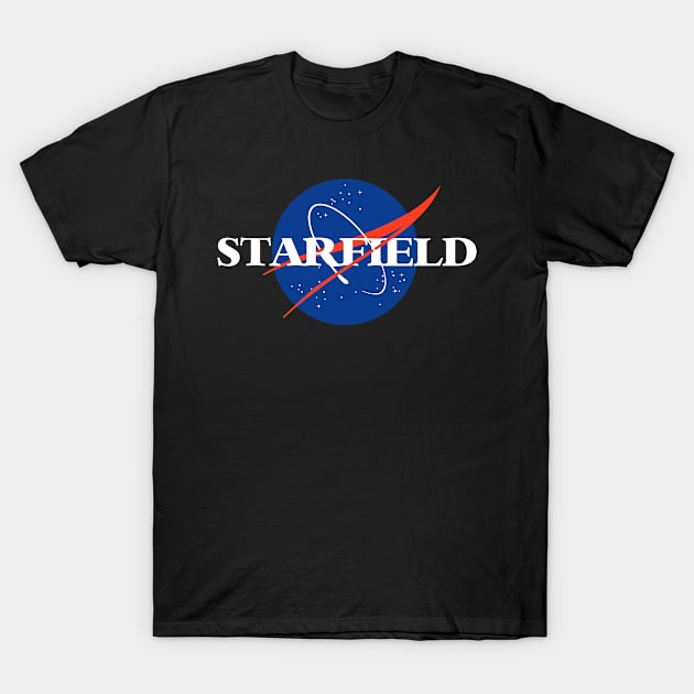 Nasa X Starfield T-Shirt by ArcaNexus